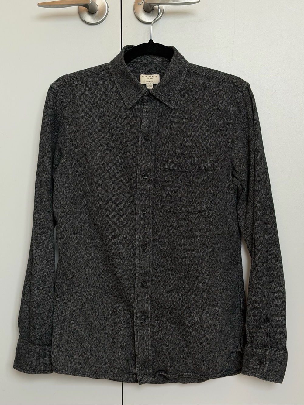 Club Monaco - Grey Long Sleeve Button-Up